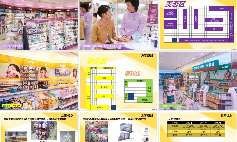 XXXX药妆店企划书模板