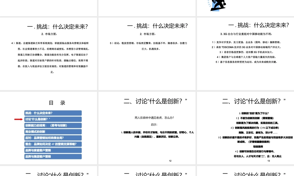 XXXX移动无线互联网商业模式与品牌整合创新(精品)
