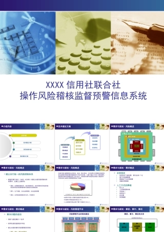 XXXX银行操作风险稽核监督预警信息系统