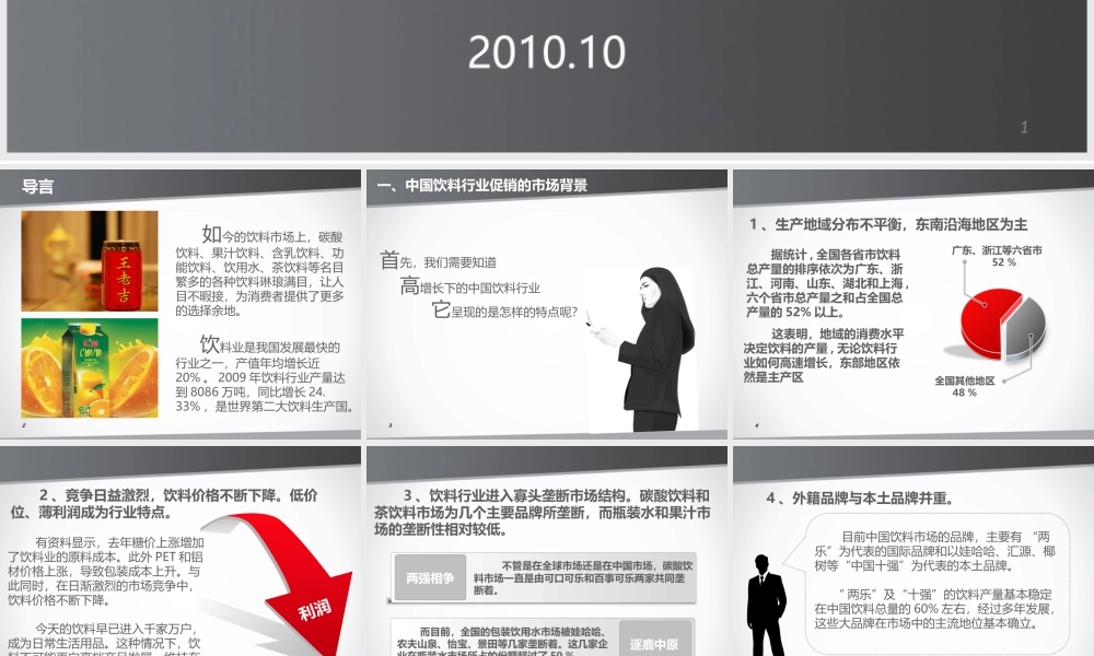 XXXX饮料行业促销报告
