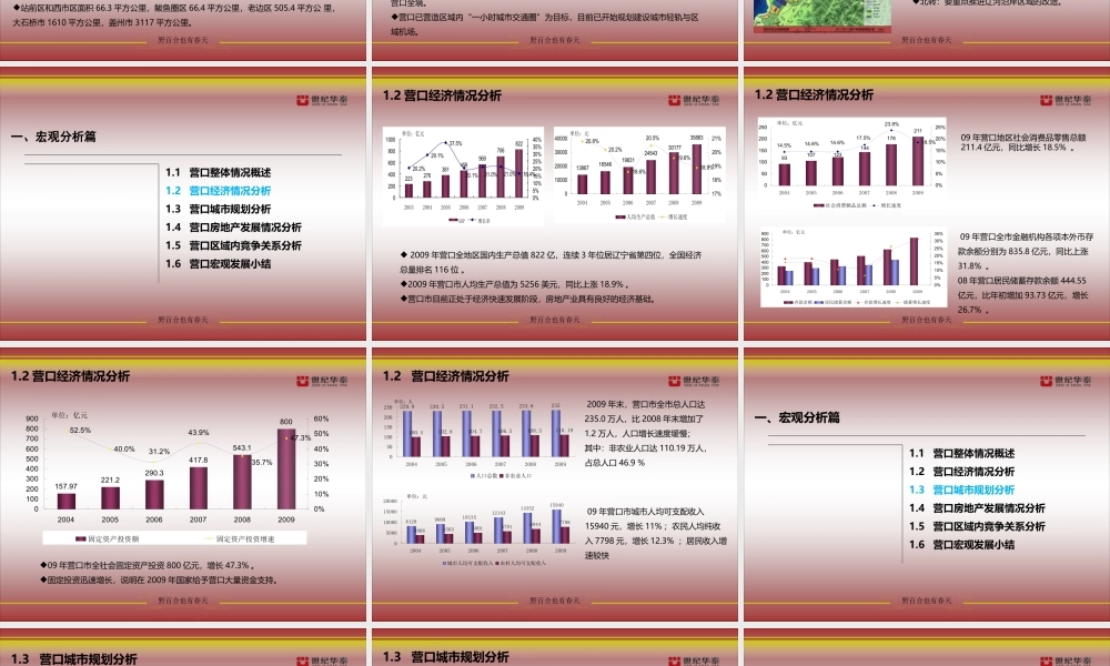 XXXX营口西市区项目全案策划报告202P (NXPowerLite)