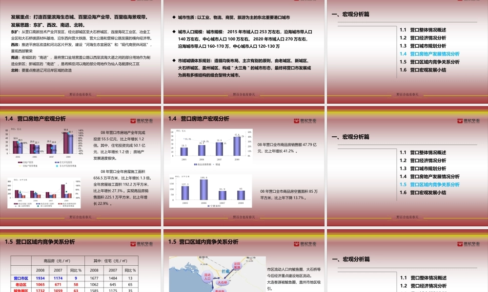 XXXX营口西市区项目全案策划报告202P (NXPowerLite)