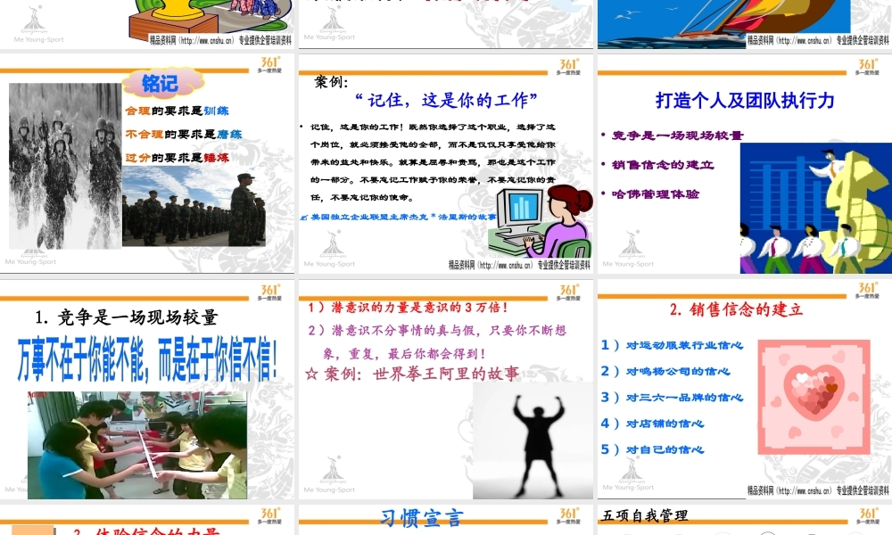 XXXX赢在执行力培训