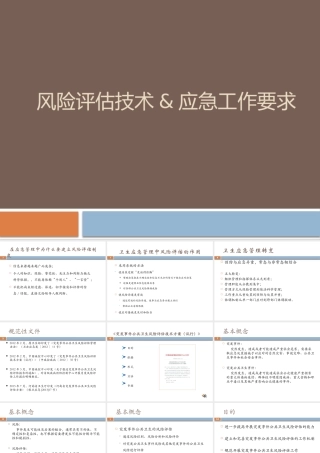 XXXX应急工作安排&amp;amp;风险评估技术方案