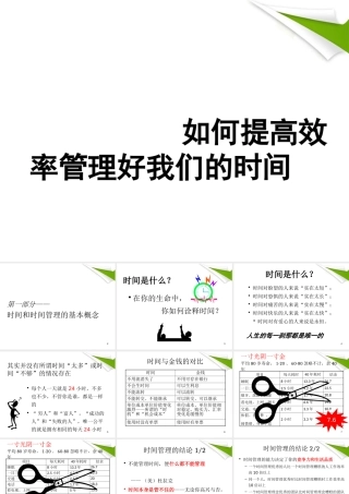 XXXX早会如何提高效率管理时间