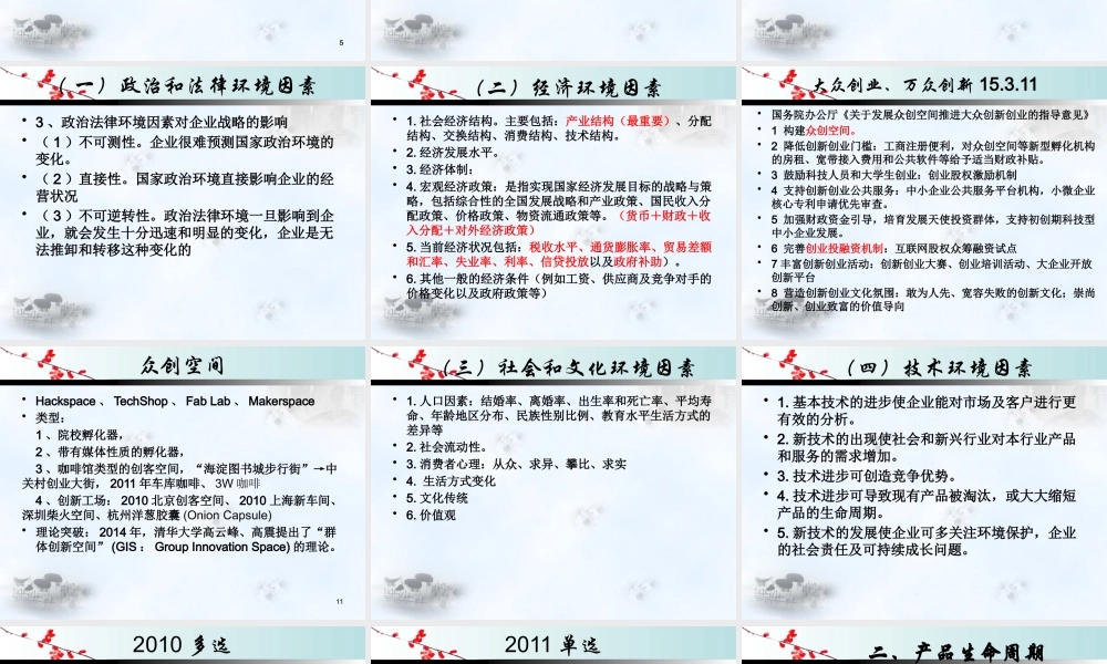 XXXX战略管理2外部环境分析