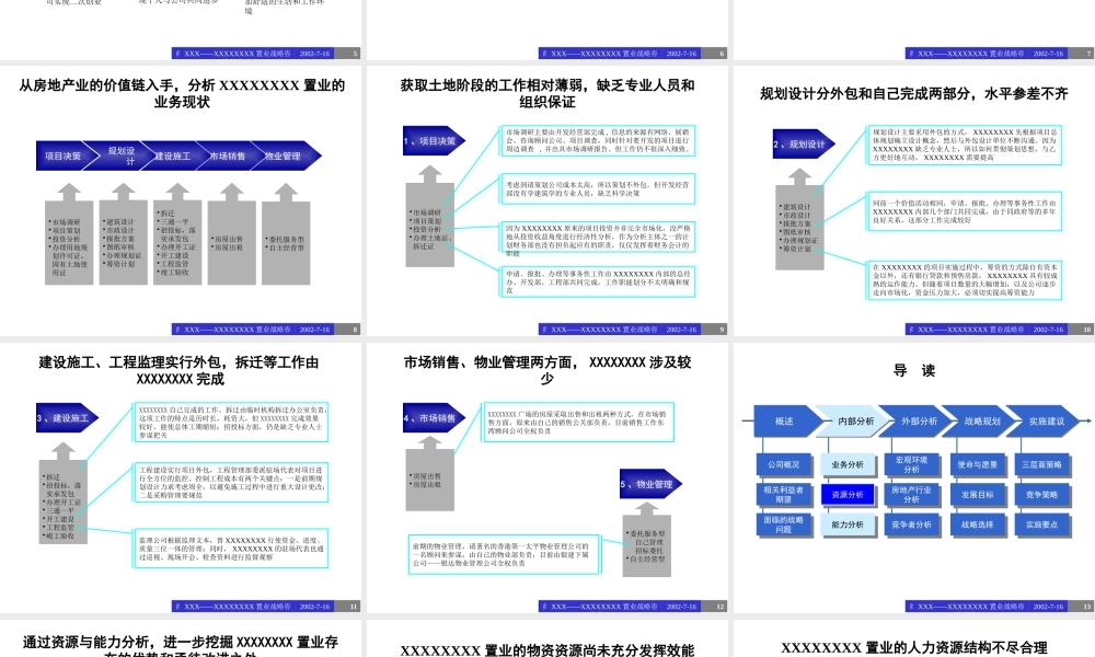 xxxx战略咨询报告ppt256页