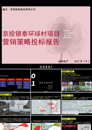 XXXX长沙京投银泰,环球村项目营销策略,投标报告