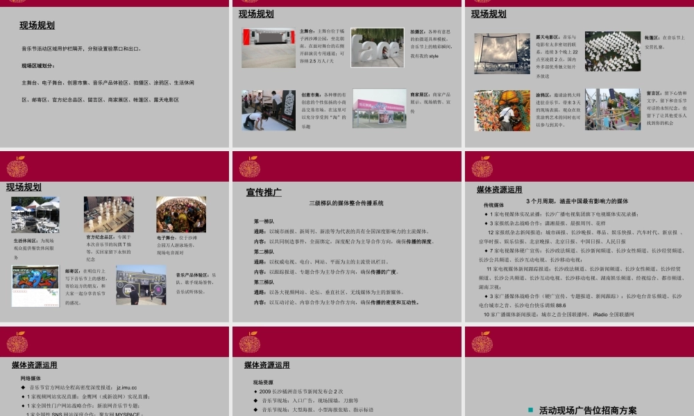 XXXX长沙橘洲音乐节招商方案(全)