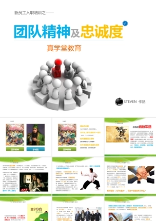 XXXX真学堂-团队精神及忠诚度
