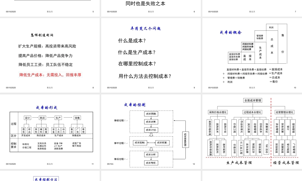 XXXX最新成本控制方法---