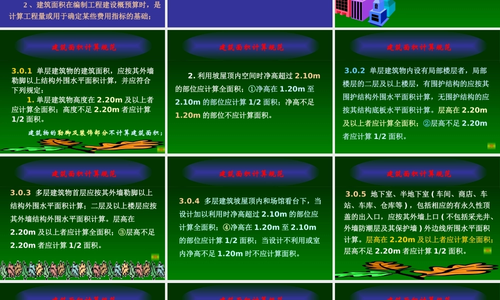 XXXX最新建筑面积计算规则