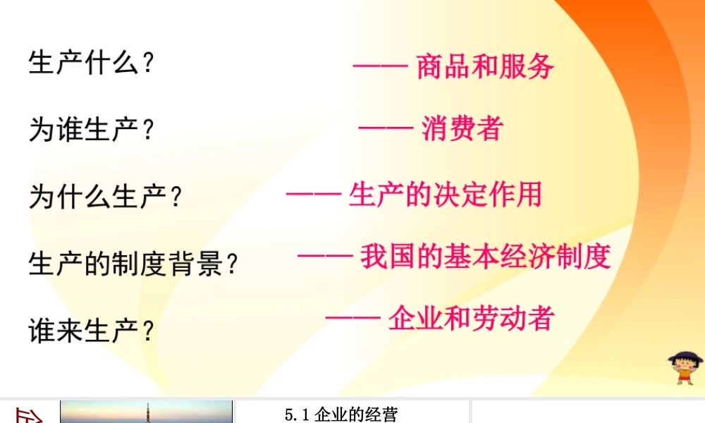 XXXX最新企业的经营公开课课件