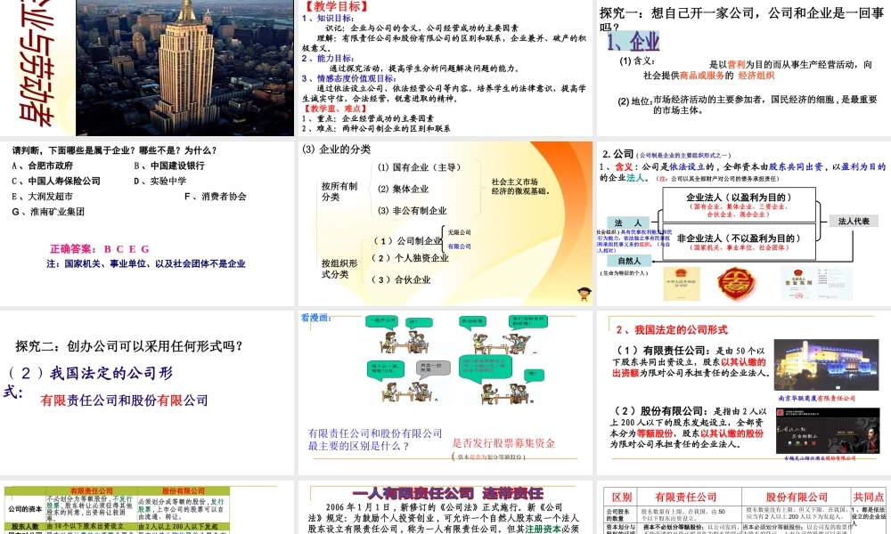 XXXX最新企业的经营公开课课件
