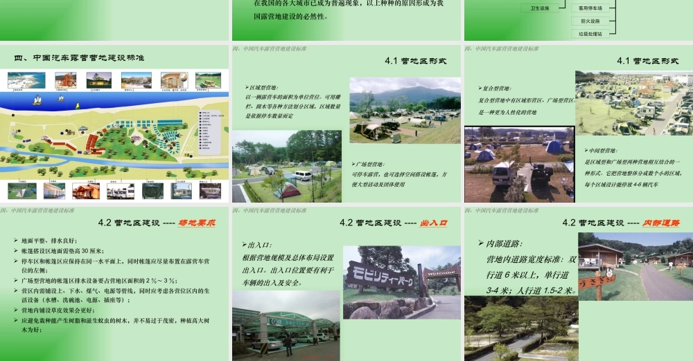 XXXX最新中国新汽车露营及营地发展规划
