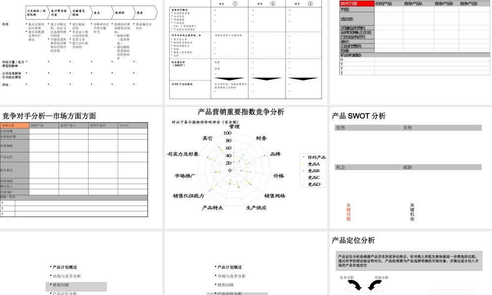 XXX产品战略模版