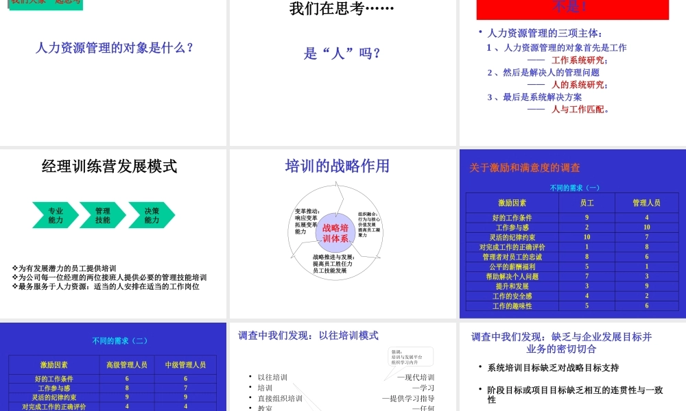 XXX地产公司员工职业化咨询报告