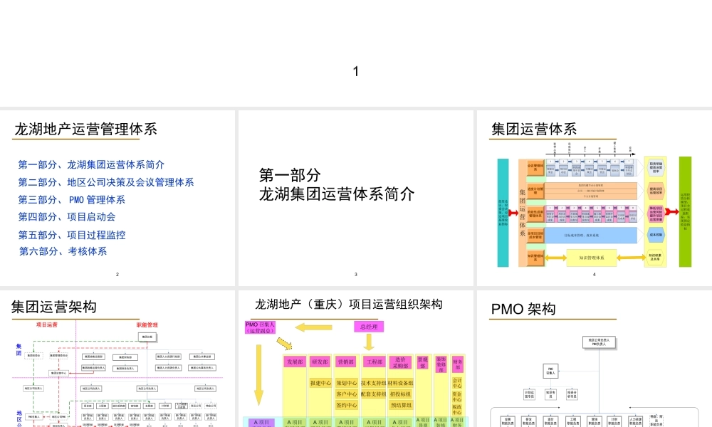 XXX地产企业运营管理体系