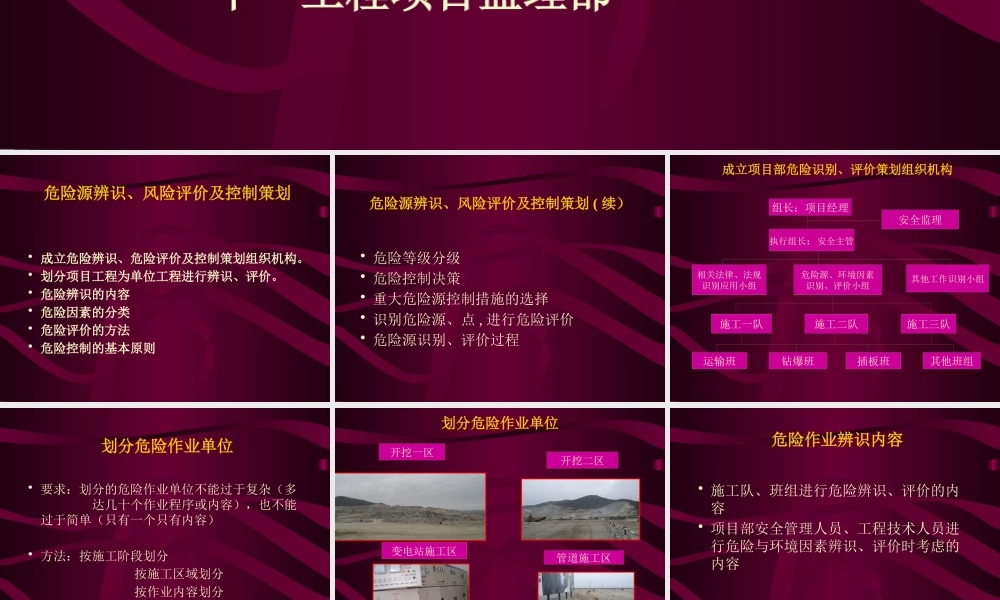 xxx电厂风险管理