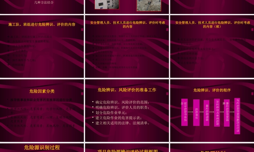 xxx电厂风险管理