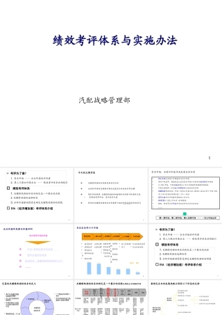 XXX公司绩效评估体系与实施办法的咨询报告