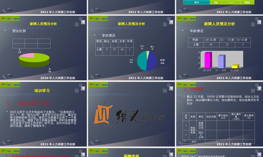 XXX公司人力资源XXXX年工作总结及XXXX年计划