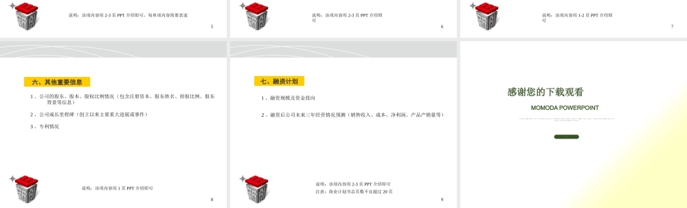 XXX公司商业计划书