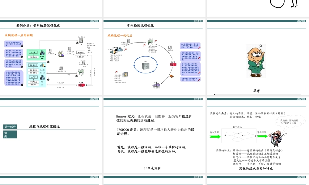 XXX管理咨询公司-流程管理（PPT 92页）