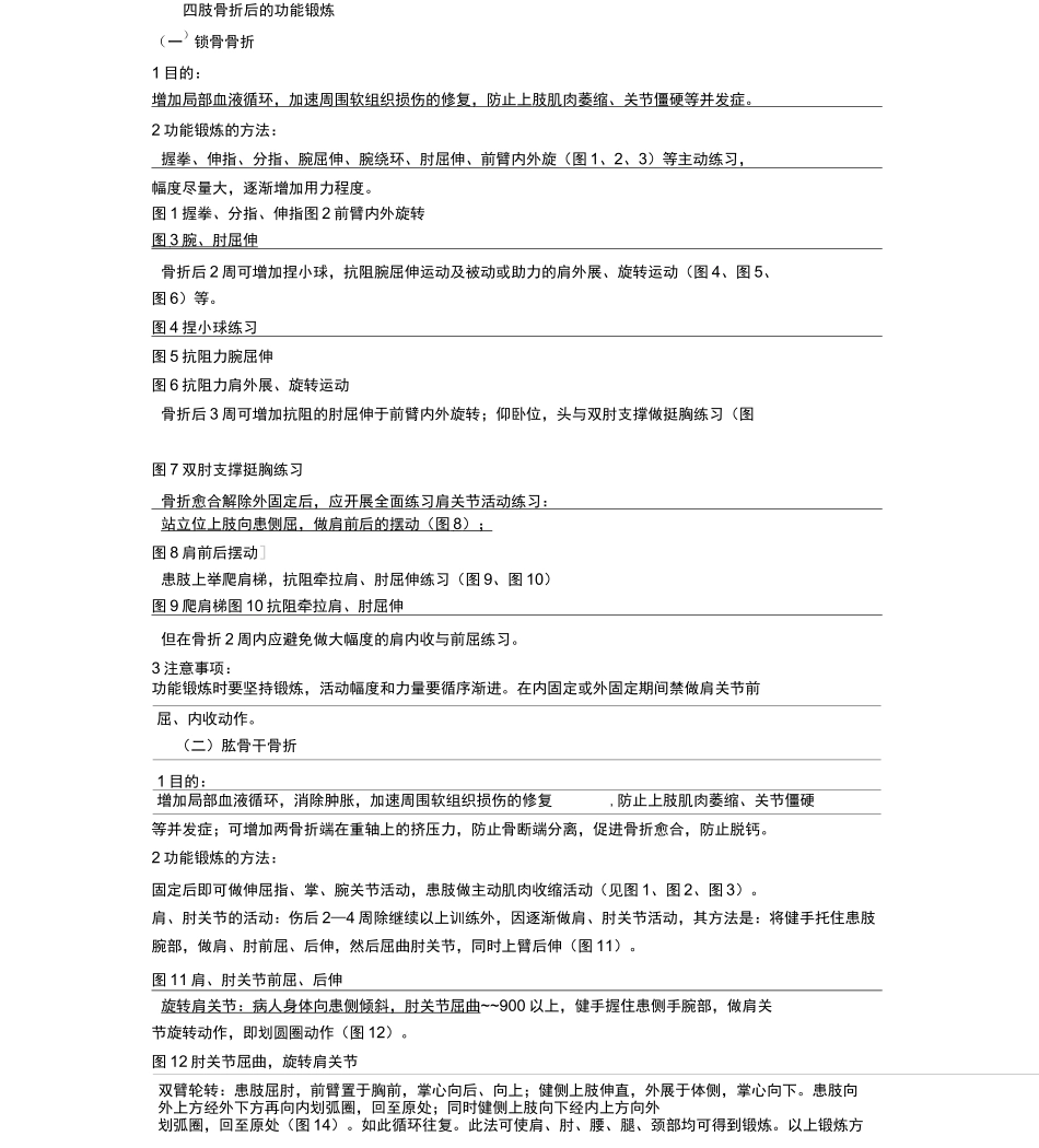 骨科常见手术后康复训练方法_第1页