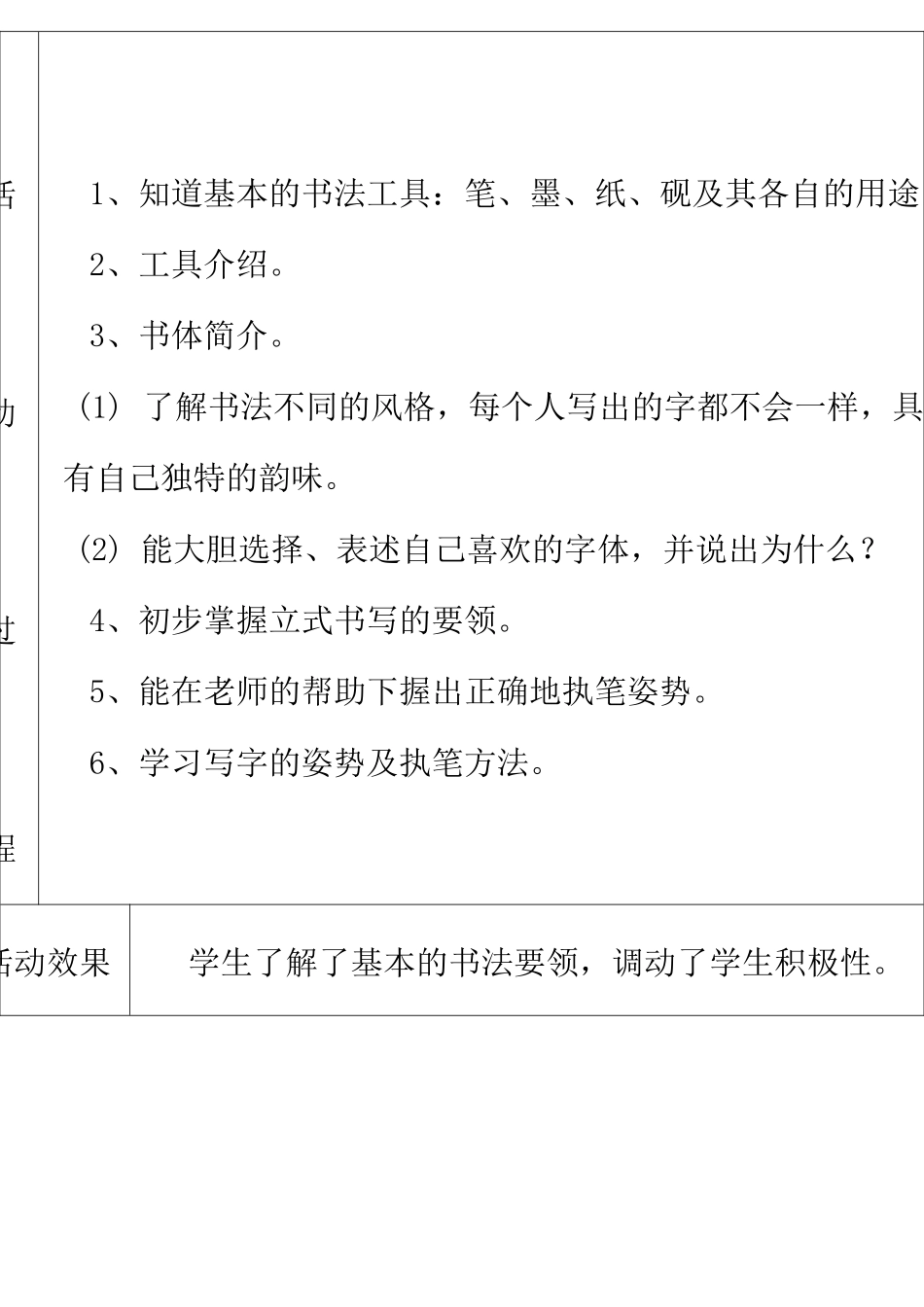 书法兴趣小组活动记录_第2页