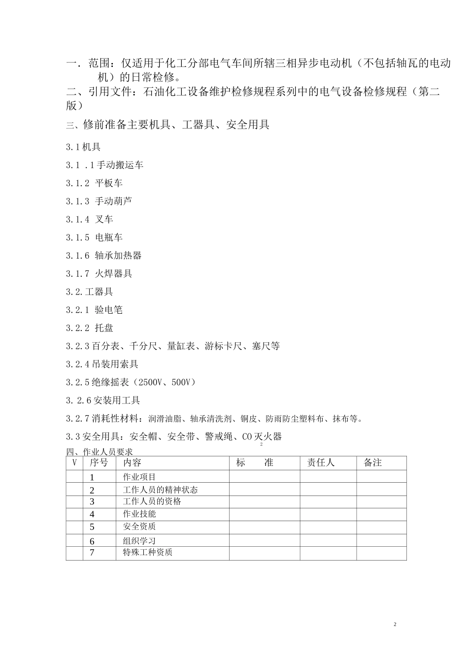 (完整版)电动机检修作业指导书_第2页