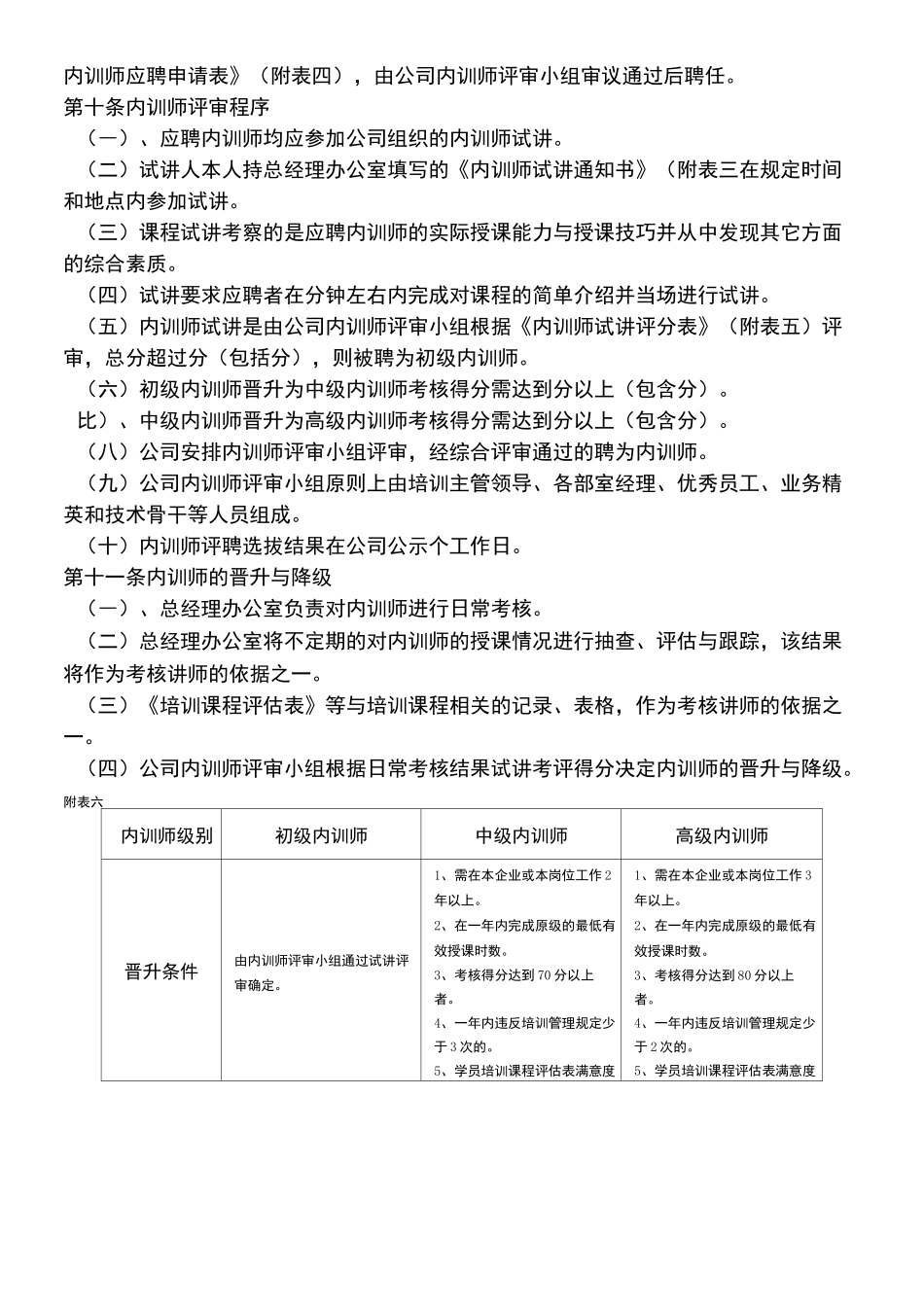内部培训师管理制度守则_第3页