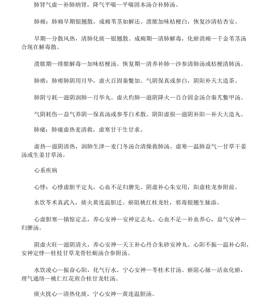 中医内科学歌诀记诵(考研)_第3页