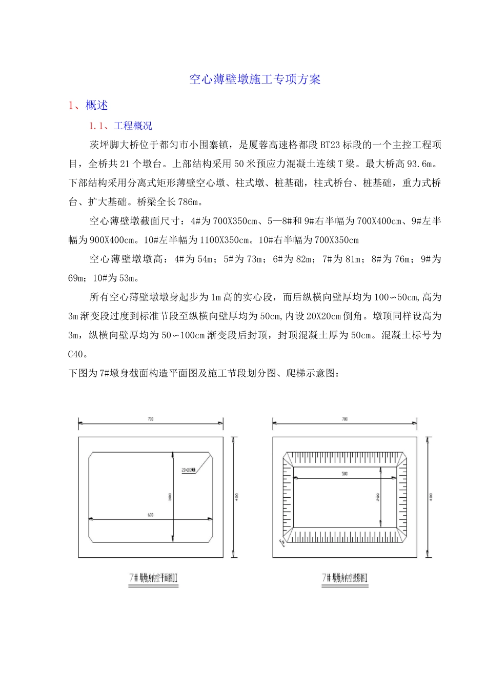空心薄壁墩施工专项方案_第1页