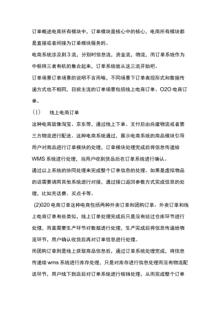 订单管理流程