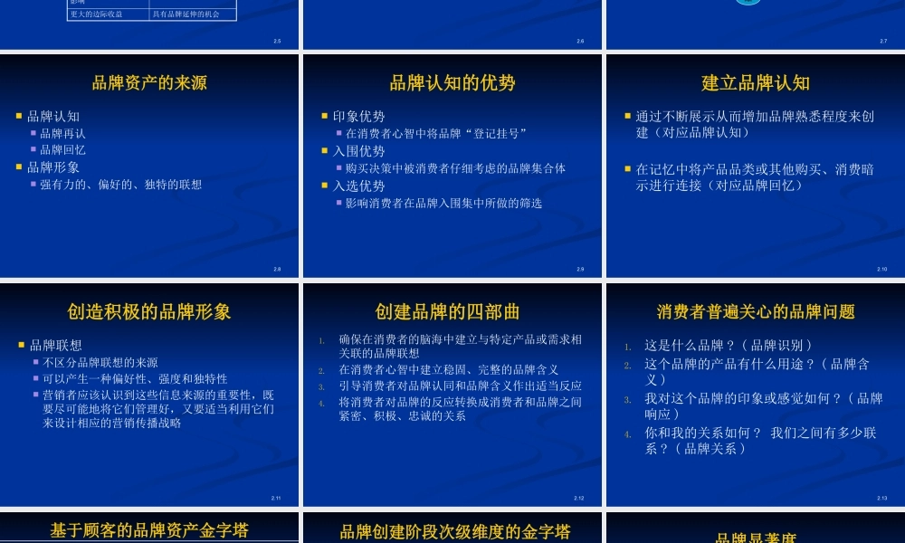 基于顾客的品牌资产概述