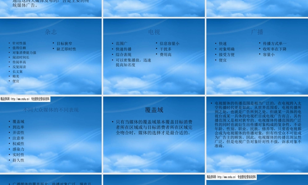媒体战略与战术（PPT73页）