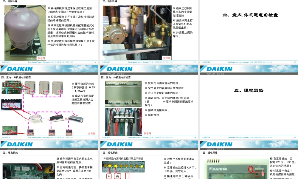 大金调试流程故障代码