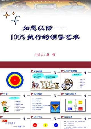 如愿以偿-100%执行的领导艺术PPT95