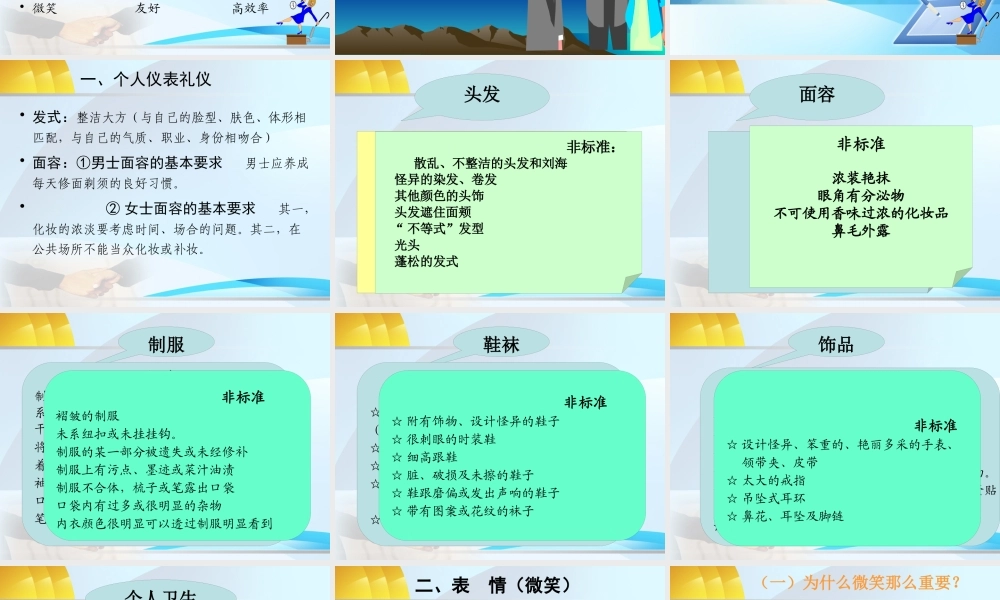 大酒店服务礼仪讲座