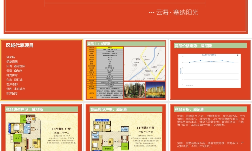 塞纳片区竞品楼盘分析