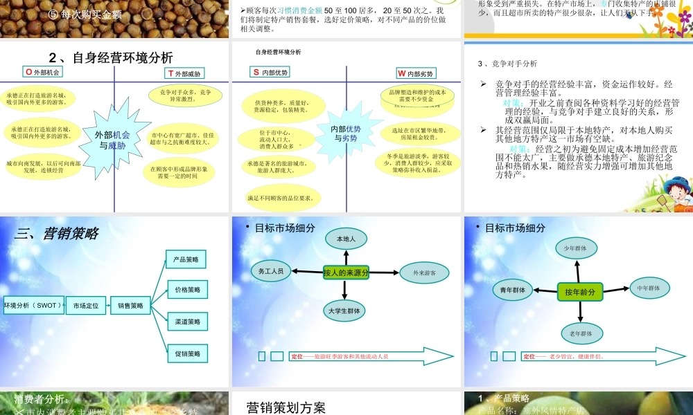 塞外风情承德特产店经营策划书