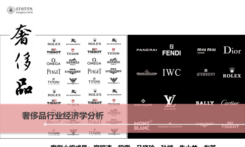 奢侈品行业的经济学分析报告