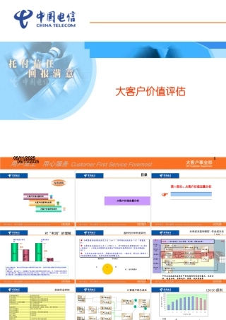 大客户价值评估教材