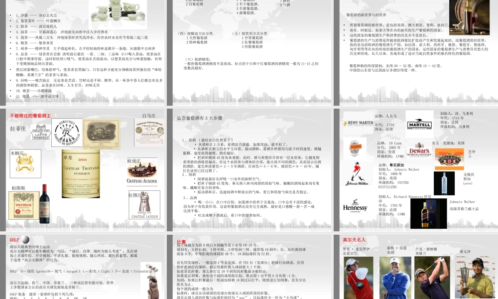 奢侈品和礼仪培训教材