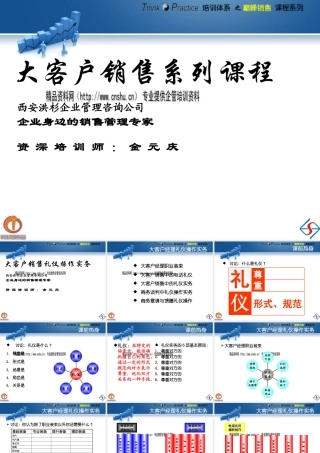 大客户经理礼仪操作实务详述