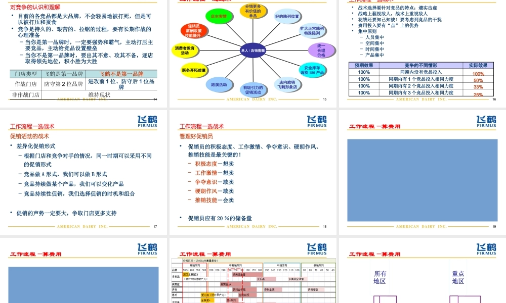 奶粉行业重点工作及如何执行