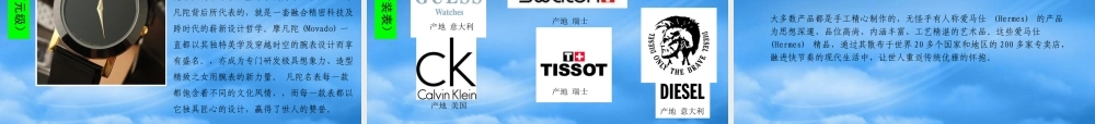 奢侈品品牌知识培训(ppt 60页)