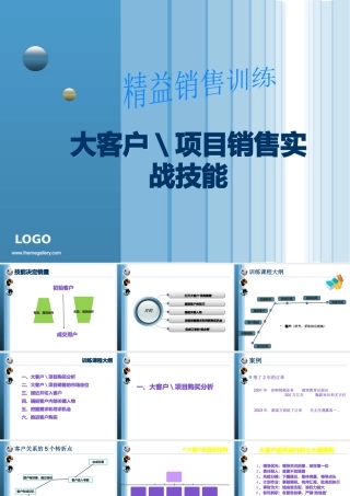 大客户项目销售实战技能