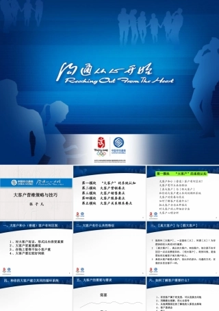 大客户营维策略与技巧教材